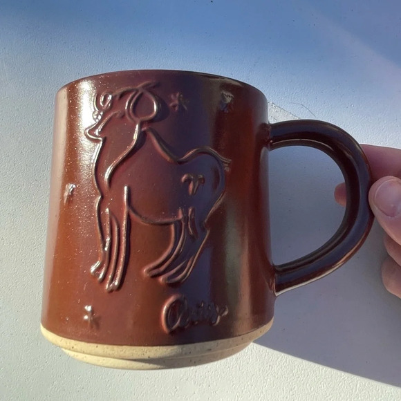 NWT Urban Outfitters Aries Zodiac Stacking Mug - Picture 8 of 9